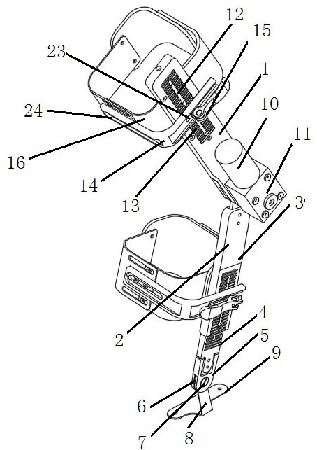 Multifunctional knee joint rehabilitation training device