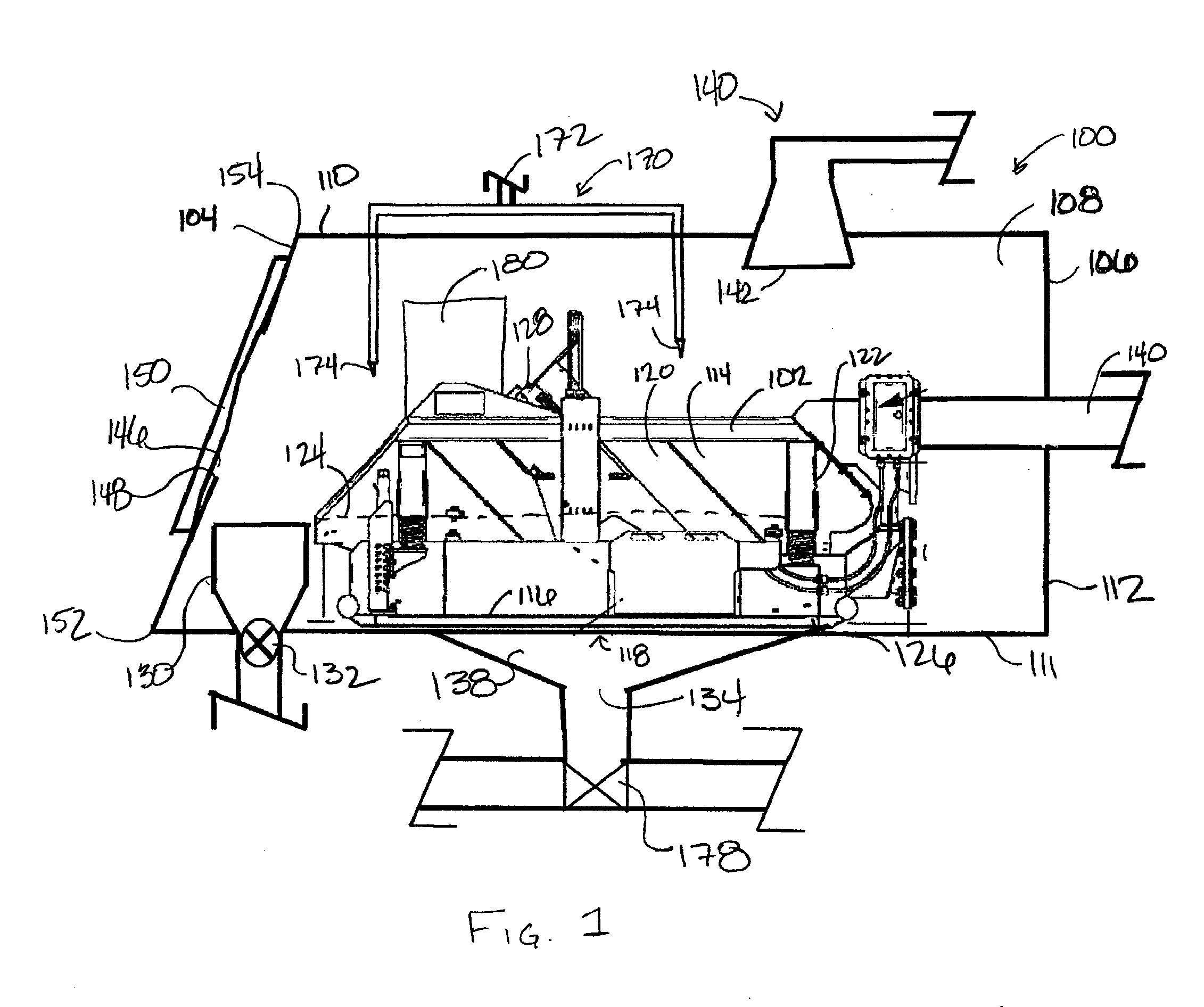 Vapor extracting and separator cleaning apparatus