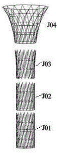 Installing method of imitative-ecological umbrella-shaped single-layer latticed shell steel structure