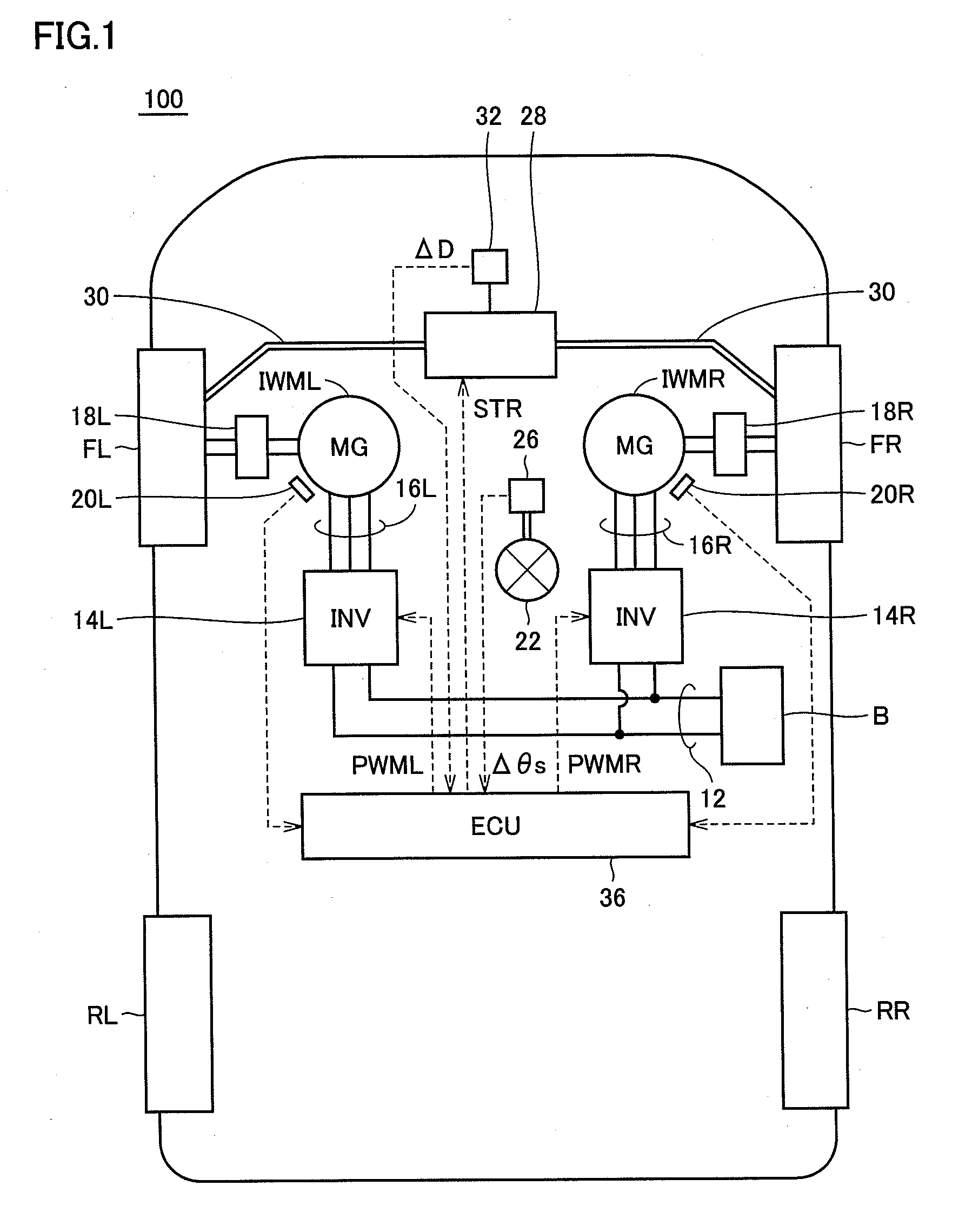 Steering control device and electrically powered vehicle