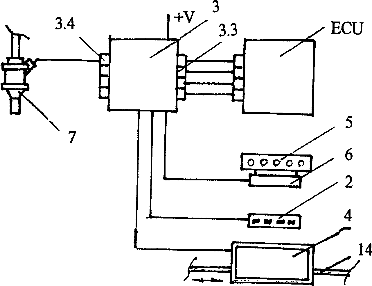 Apparatus for oil saving of fuel injecting engine for car