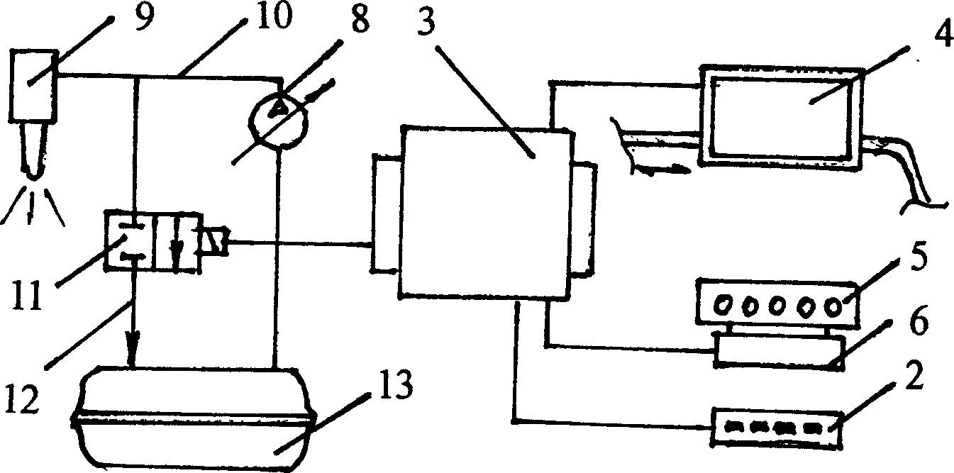 Apparatus for oil saving of fuel injecting engine for car