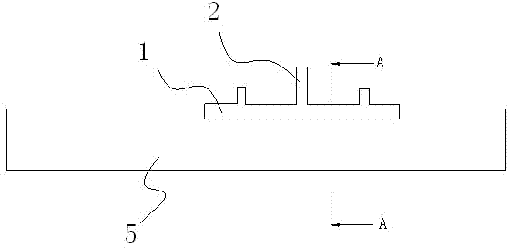 Auxiliary clip of clothesline pole