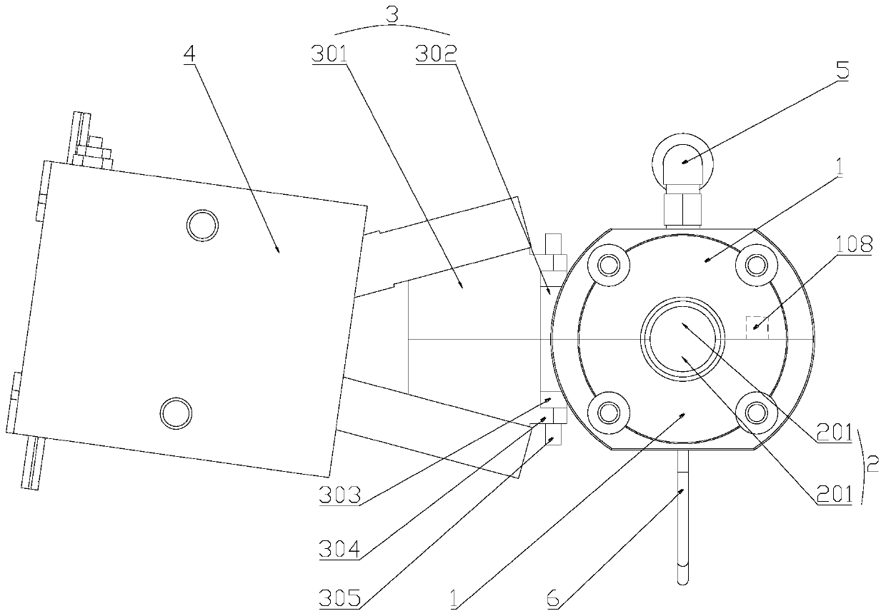 Car seat headrest rod oiling equipment