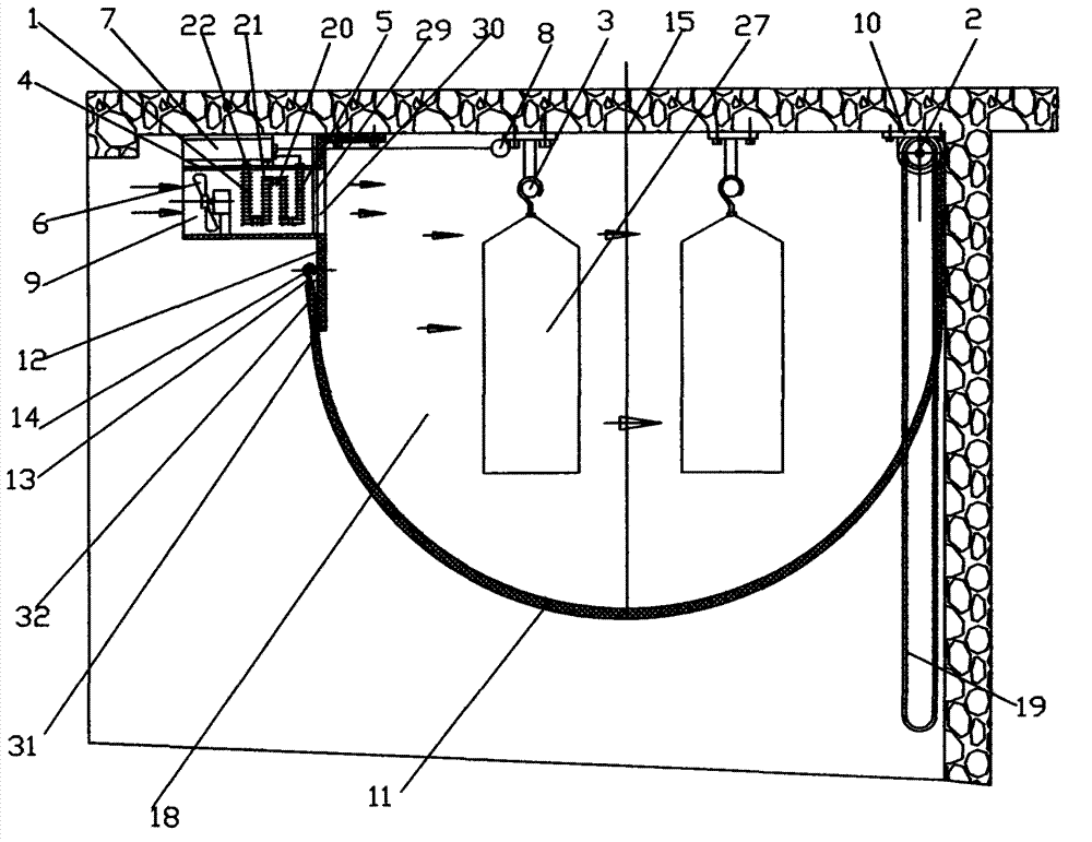 Clothes-drying shutter cover