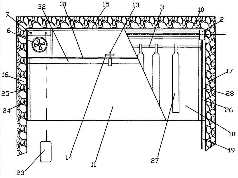 Clothes-drying shutter cover