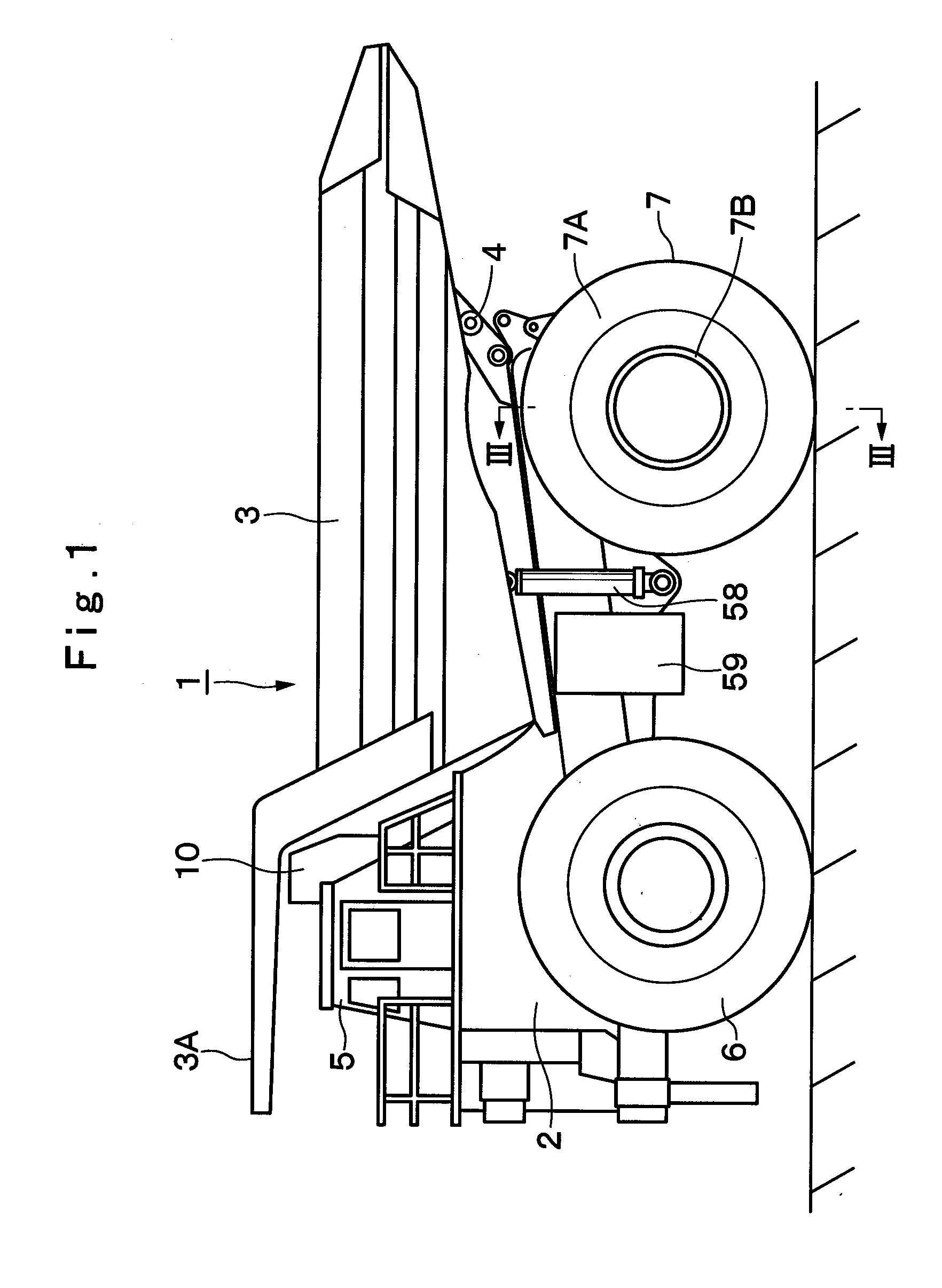 Travel drive apparatus for a working vehicle