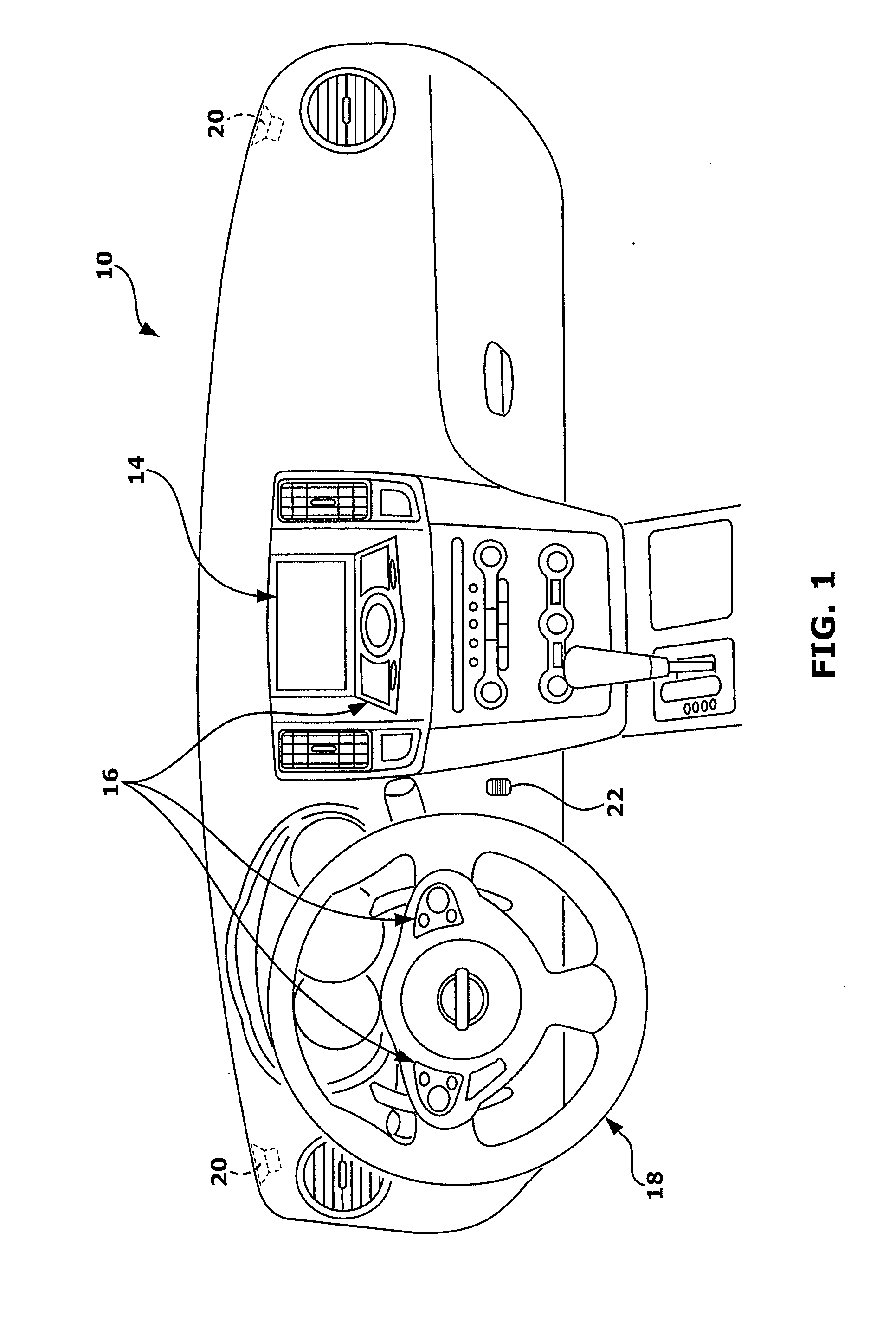 Vehicle user interface system and method having location specific feature availability