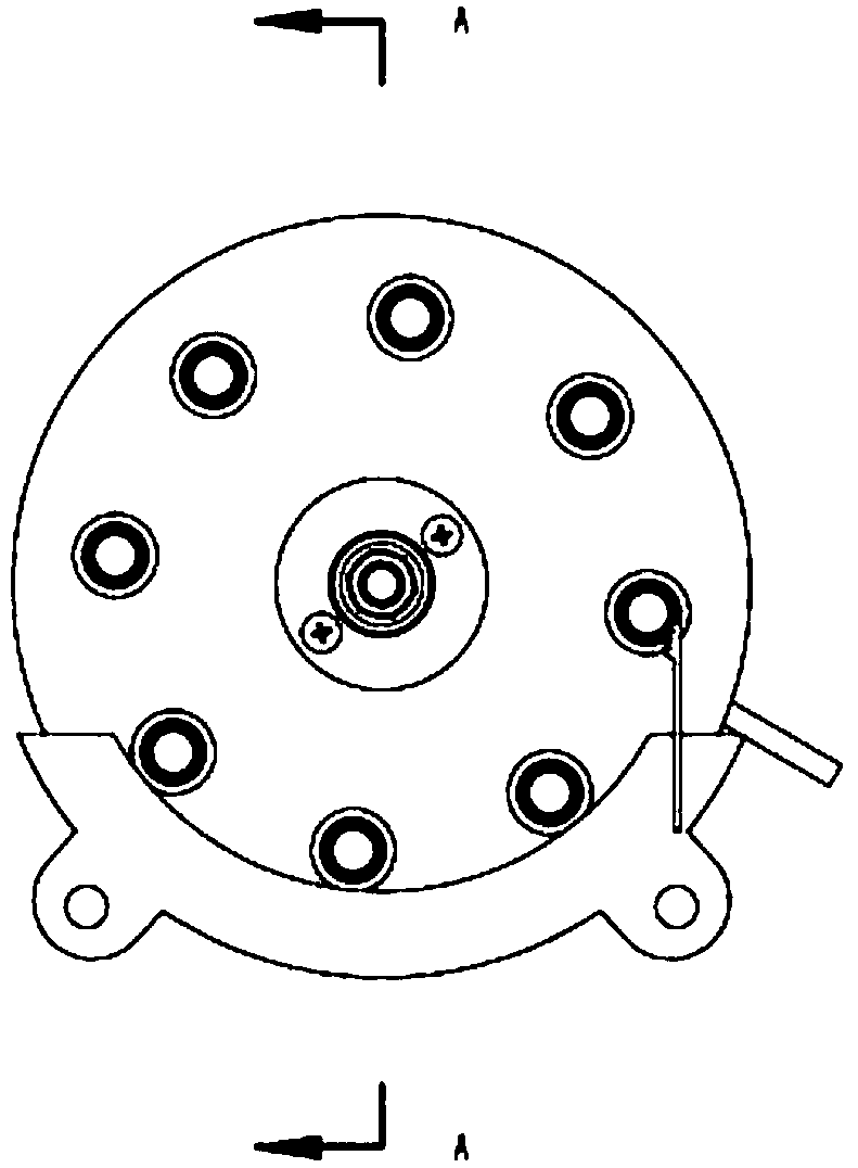 Waterwheel type single-seed precise seed-metering device