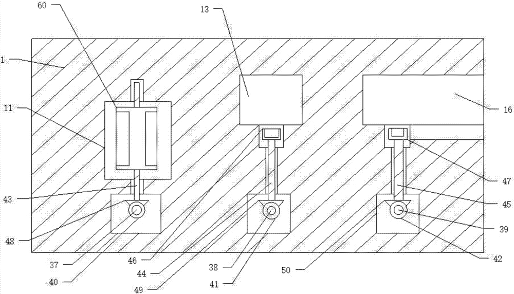 Peeling recycling device for multiple cables of power communication