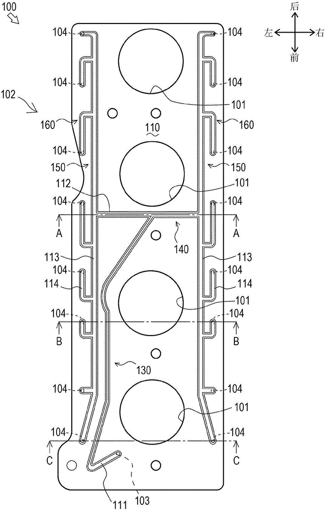 Oil-feeding member and lubricating-oil-supplying mechanism for engine comprising same