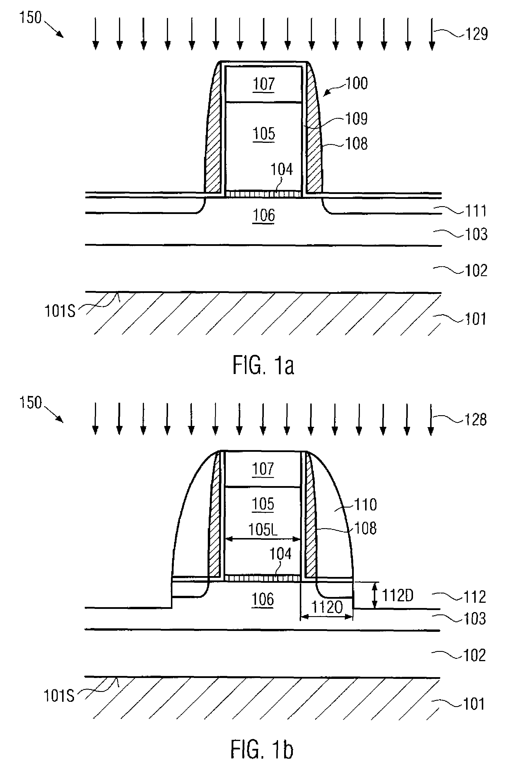 Technique for providing stress sources in transistors in close proximity to a channel region by recessing drain and source regions