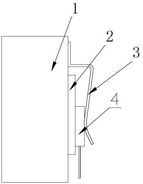 Induction cooker with novel radiating structure