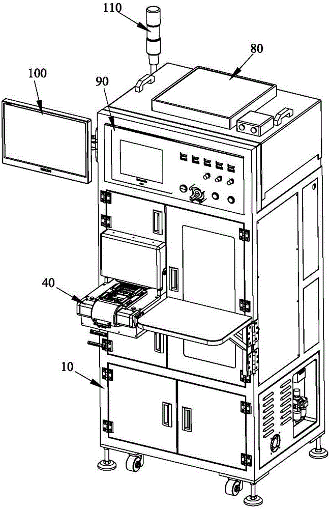 Full-automatic film sticking machine