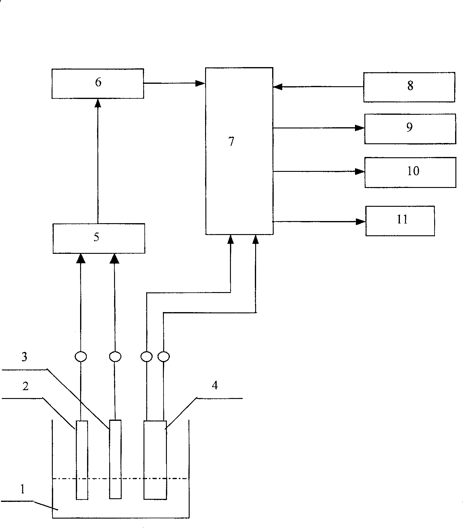 Ion concentration detecting instrument and detecting method
