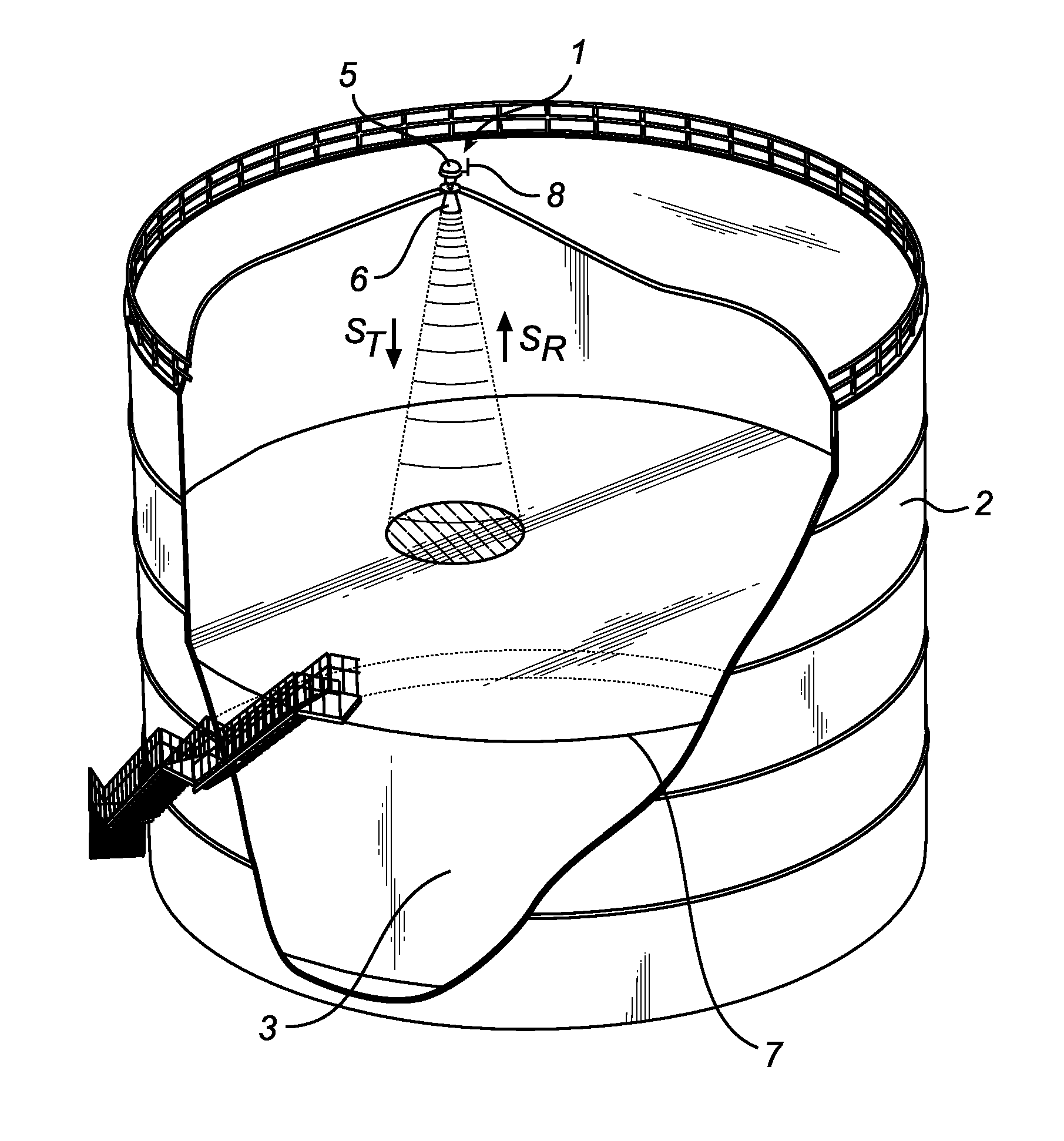 Pulsed level gauge system with temperature-based control of pulse repetition frequency