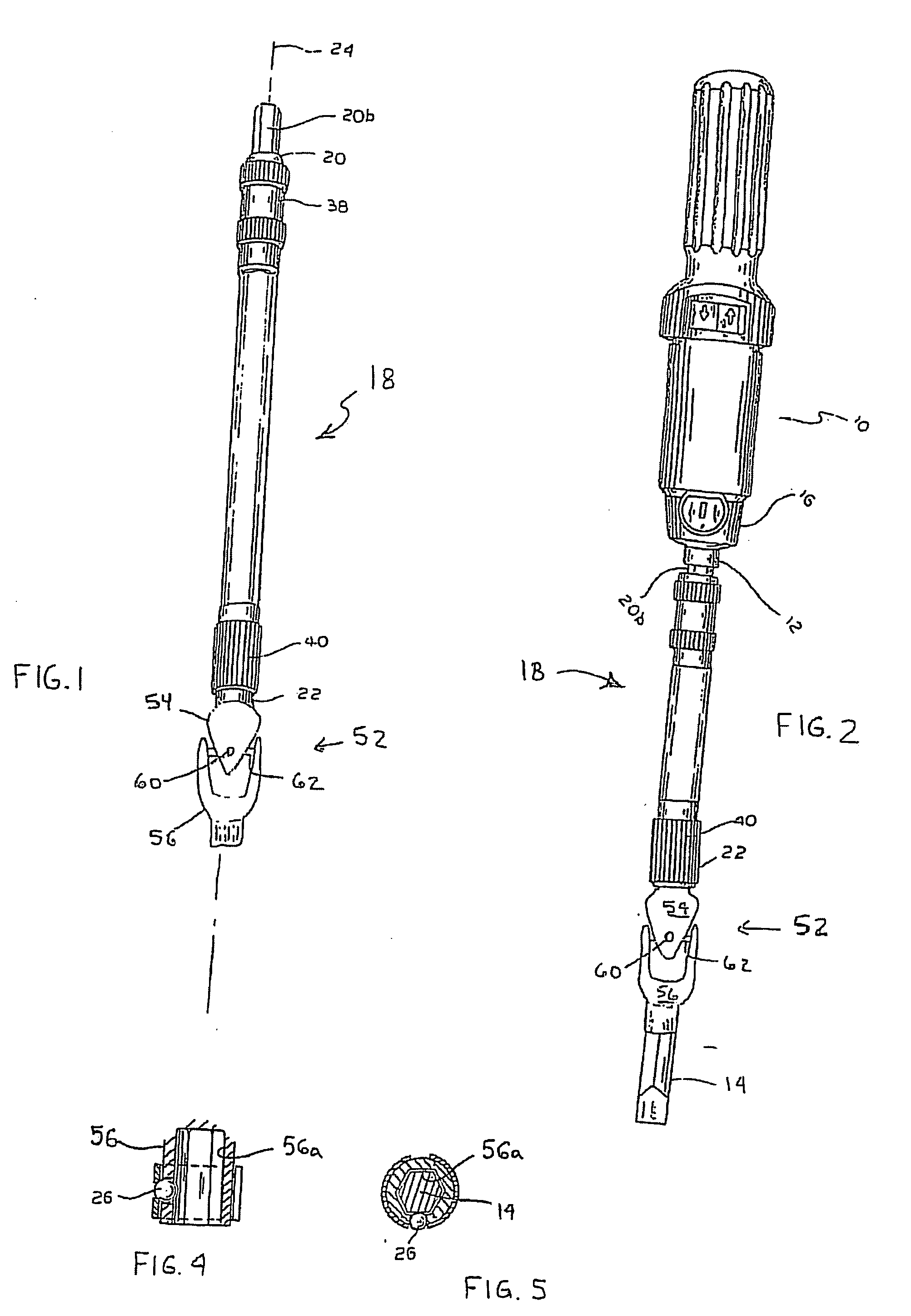 Extension shaft for holding a tool for rotary driven motion