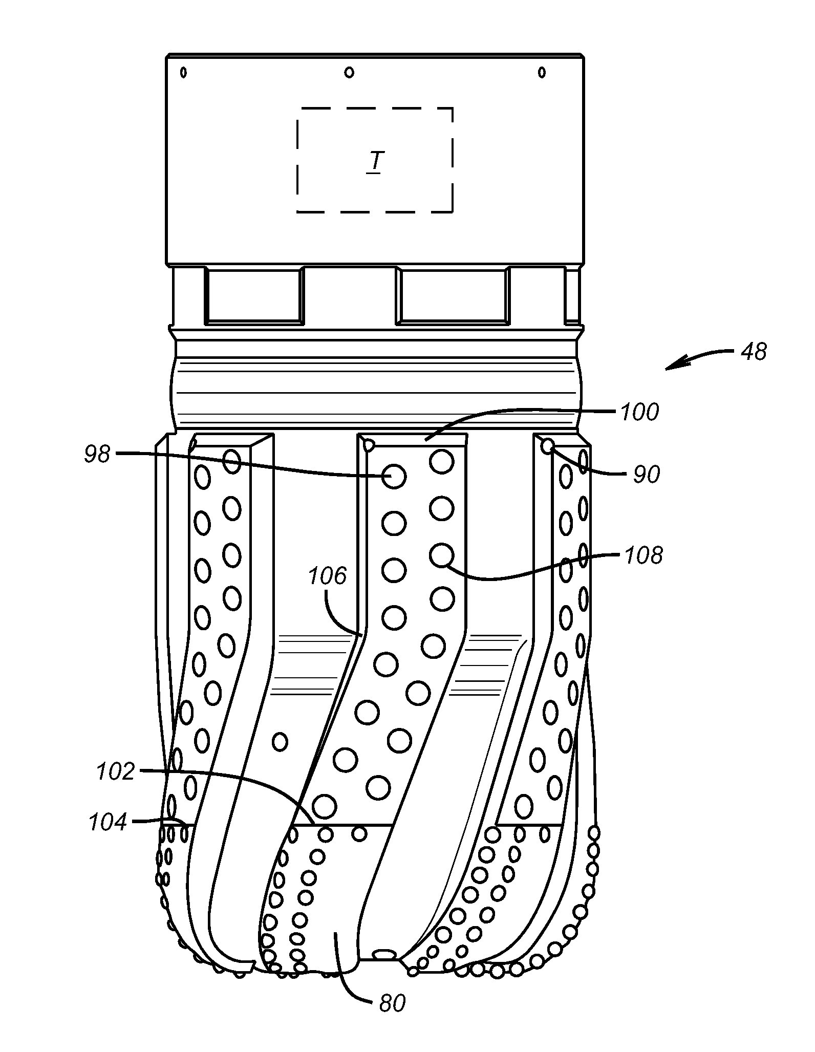 Turbine Driven Reaming Bit with Profile Limiting Torque Fluctuation