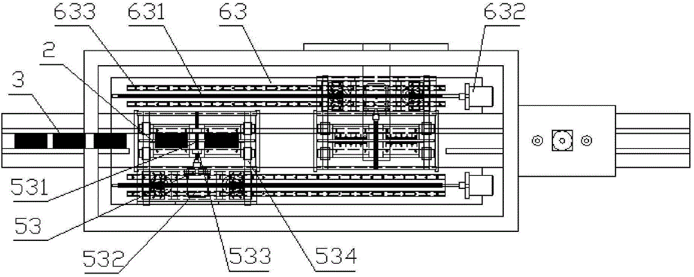 Horizontal positioning drive apparatus for tab positioning