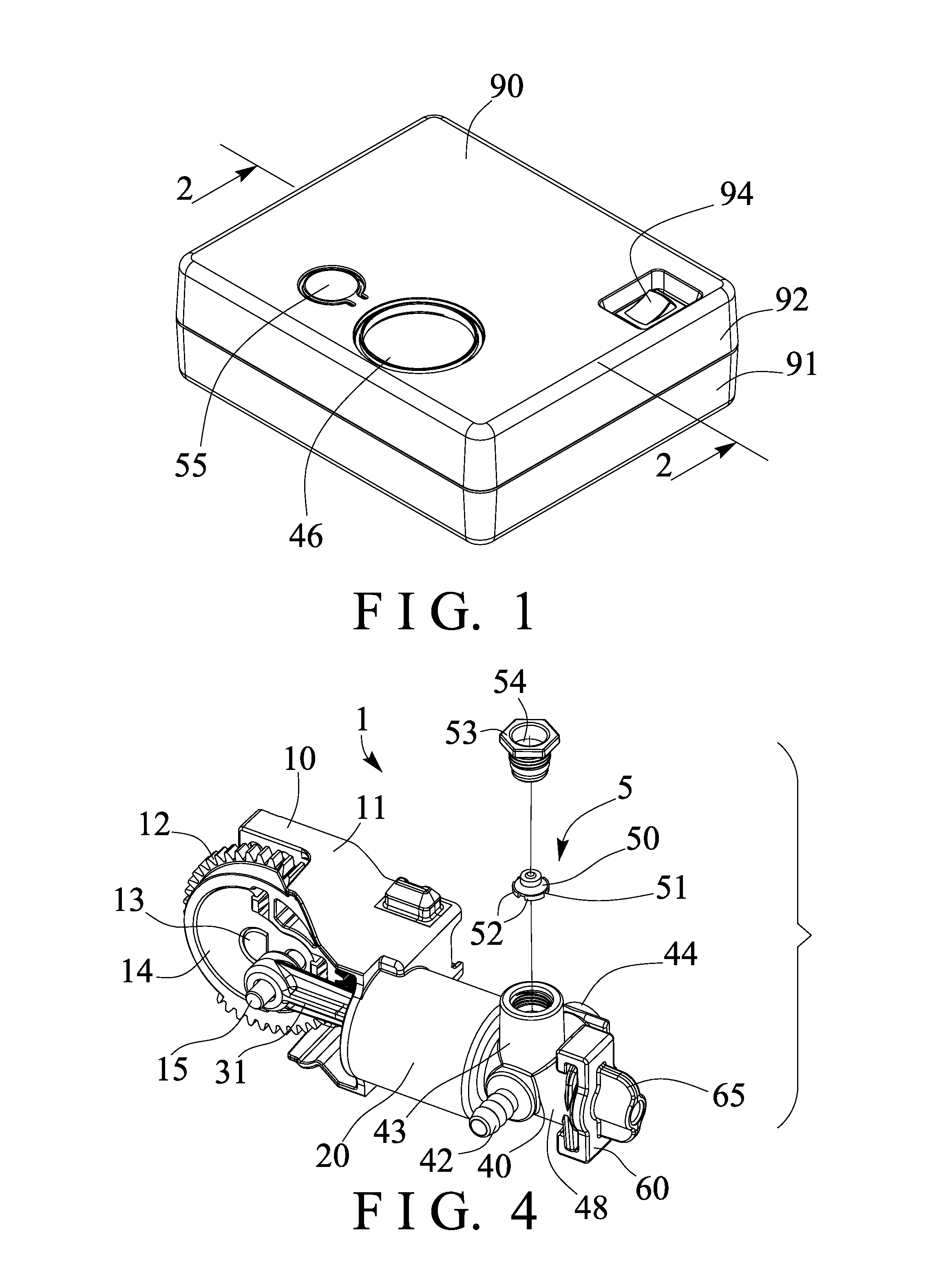 Air compressor having buffering compartment