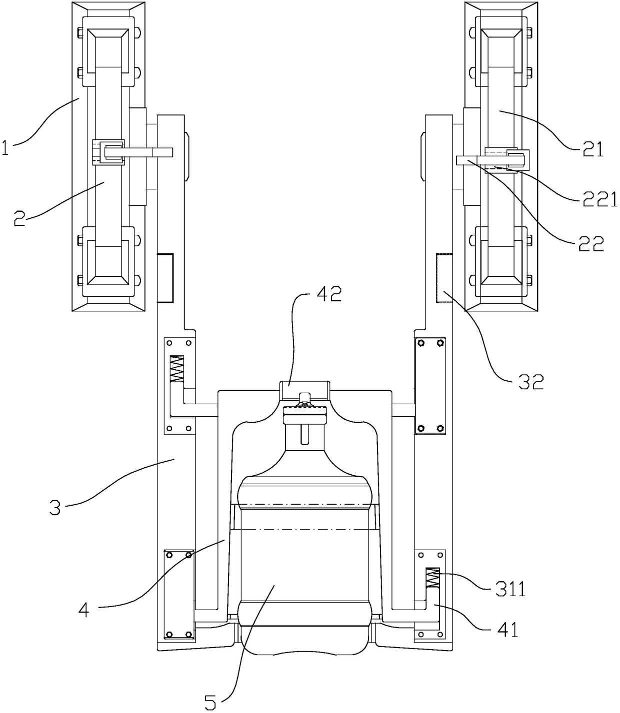 bottled water holder