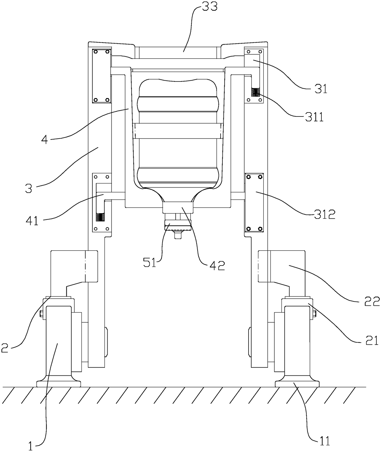 bottled water holder