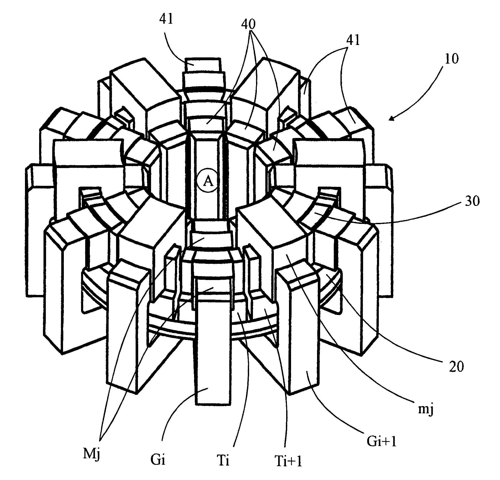 Heat generator comprising a magneto-caloric material and thermie generating method