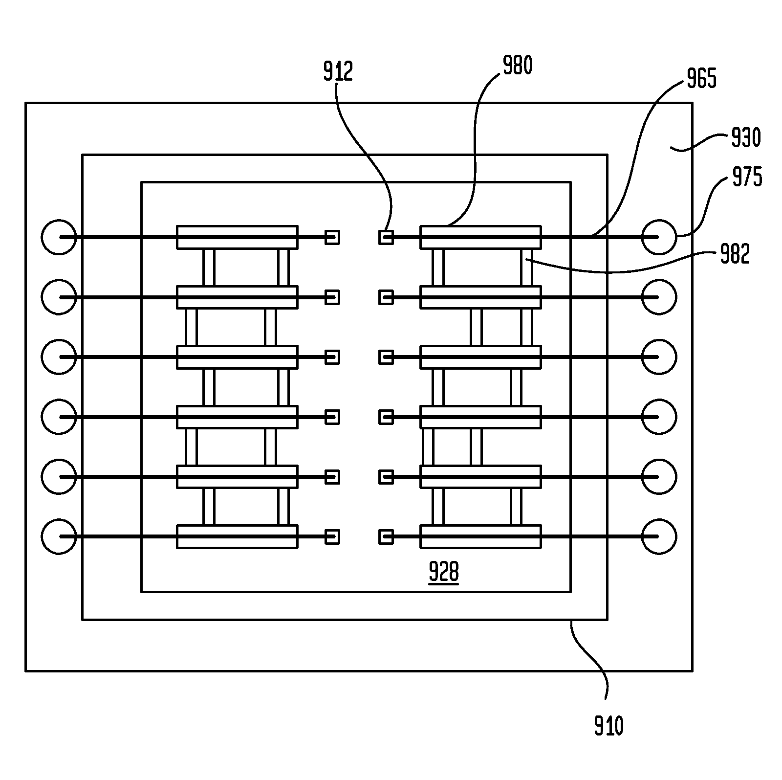 Microelectronic assembly with impedance controlled wirebond and conductive reference element