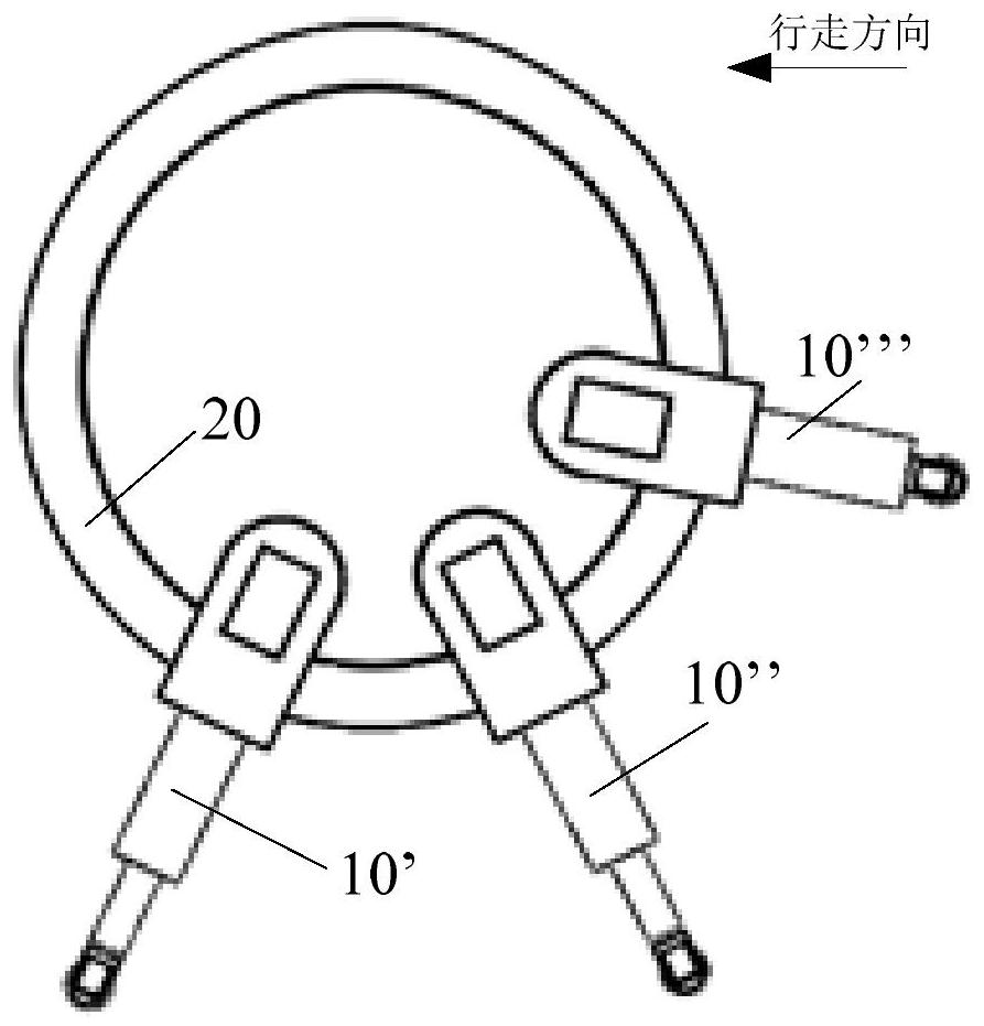 A wheel-leg compound walking device