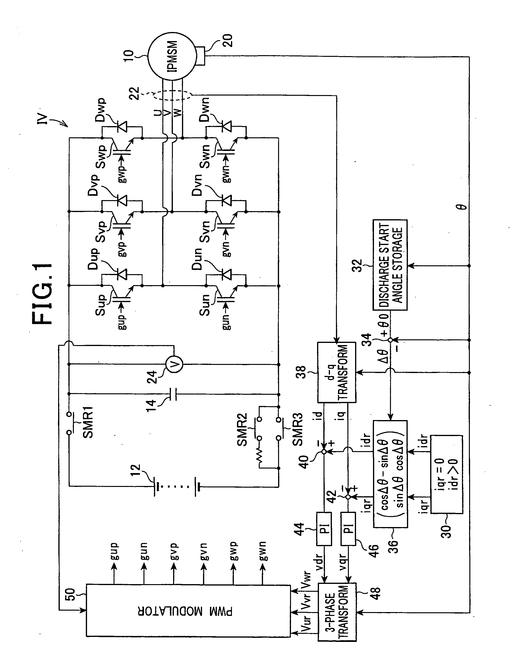 Control apparatus for electric rotating machine
