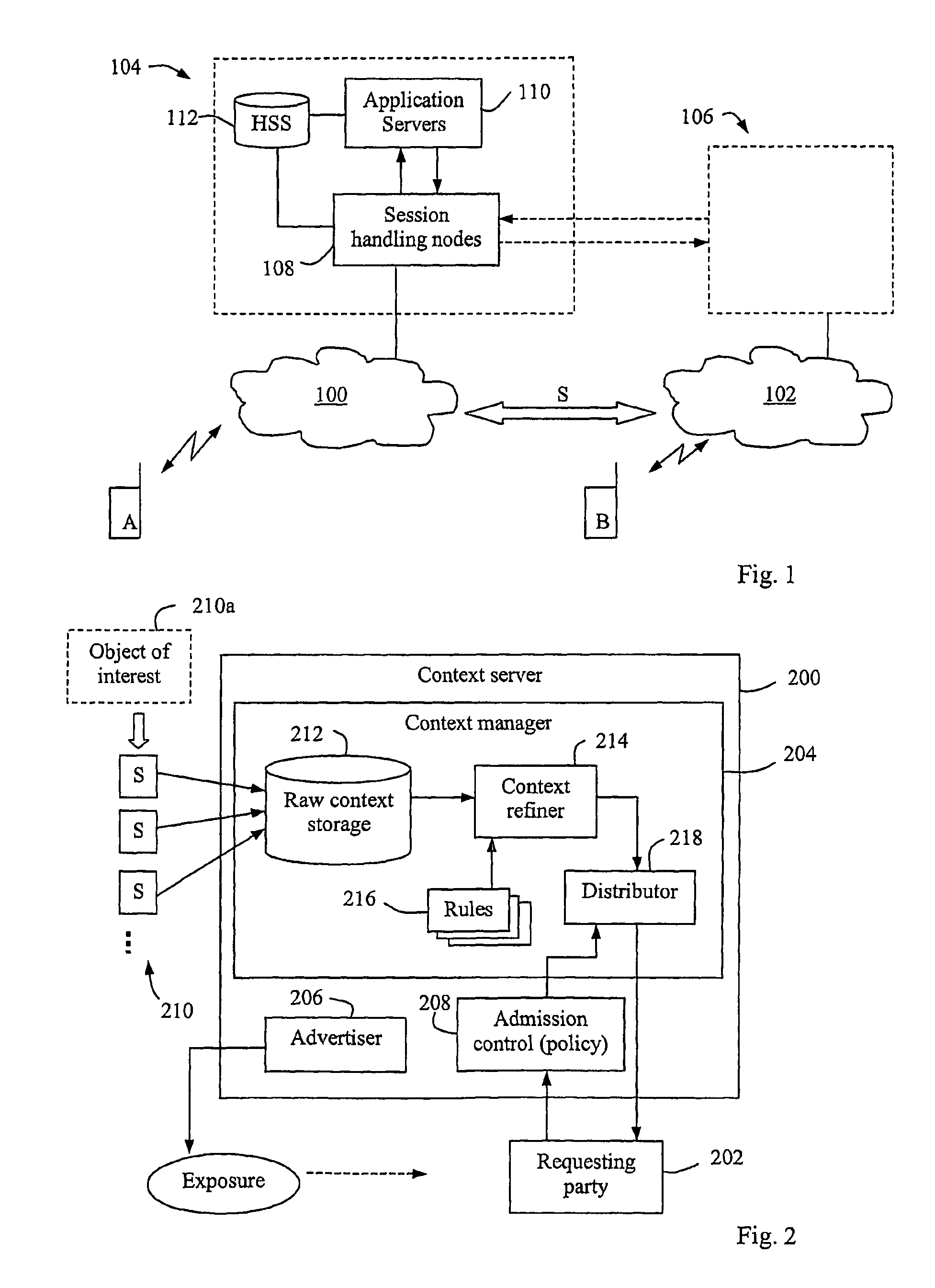 Method and arrangement for providing context information