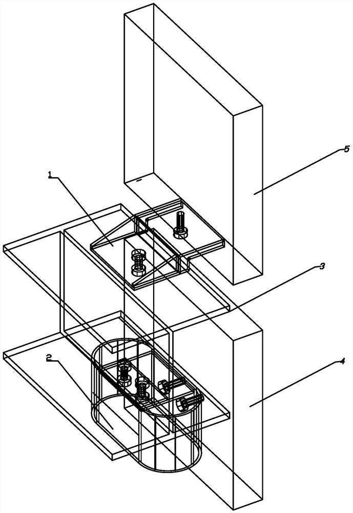Annular steel-steel support connecting joint structure for steel structure and externally-hung wall plate
