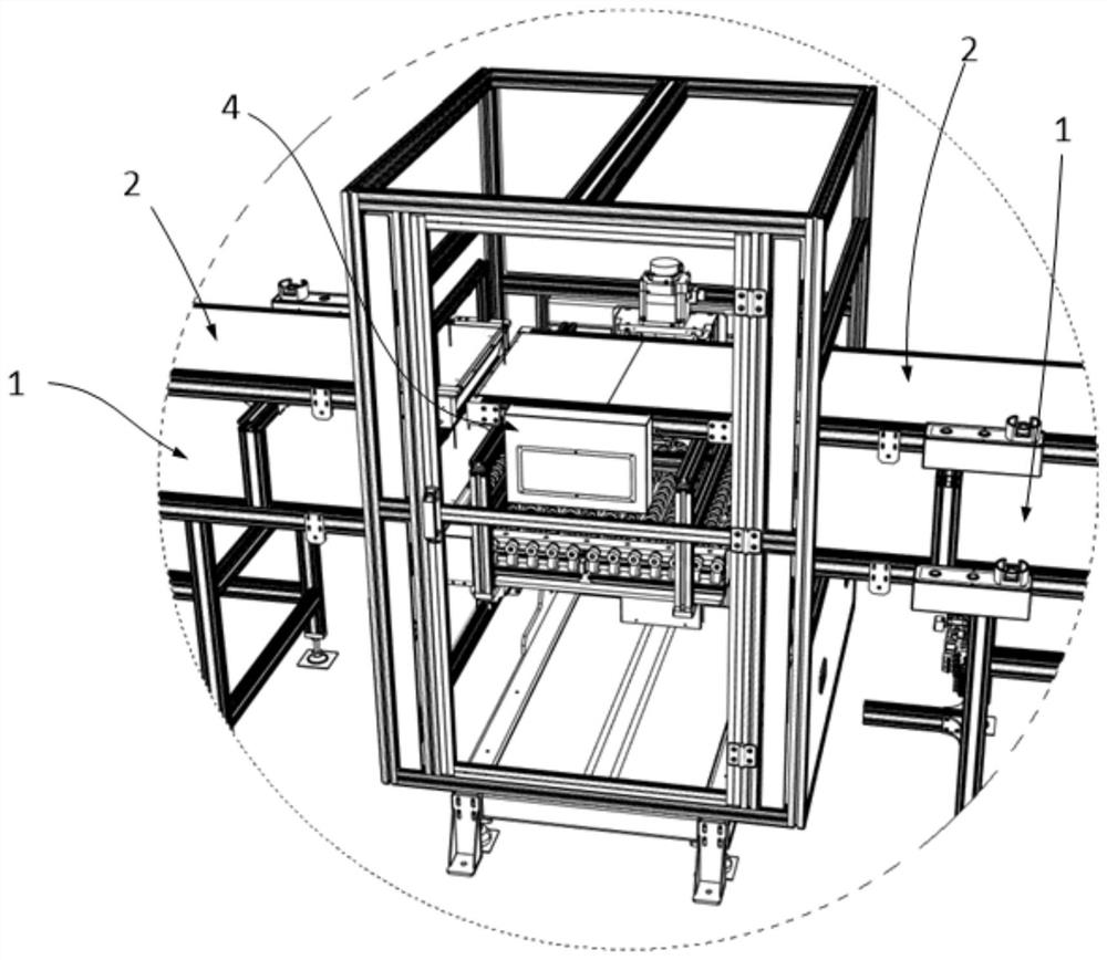 A kind of transmission line and transmission method for product distribution