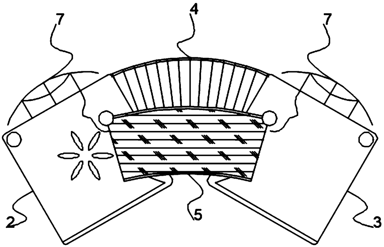 Base structure for clothes embroider working table