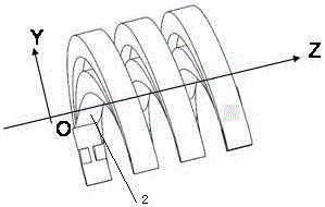 Helically grooved folded waveguide