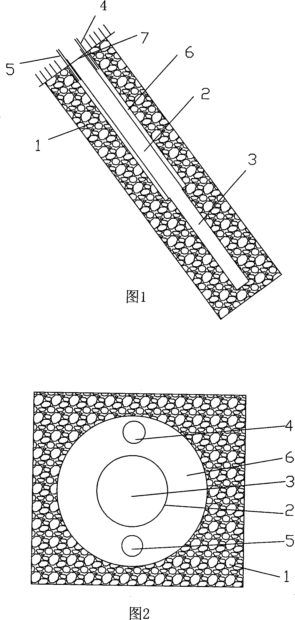 Heavy pressure slip-casting hole-sealing method for large-diameter extraction borehole