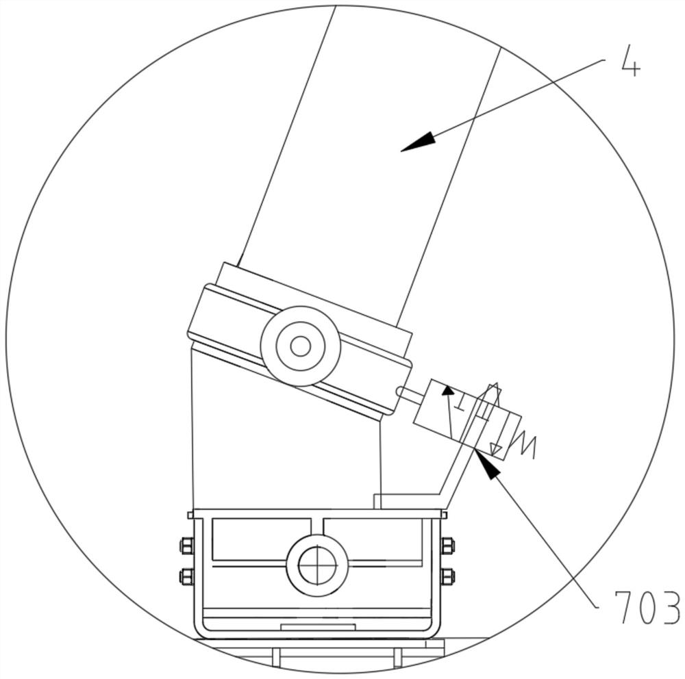 An energy-saving heavy-duty dump truck with lifting protection and its hydraulic control system