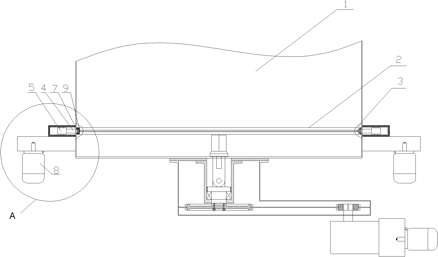 Reciprocating bridge-breaking scraper apparatus used in sludge bin