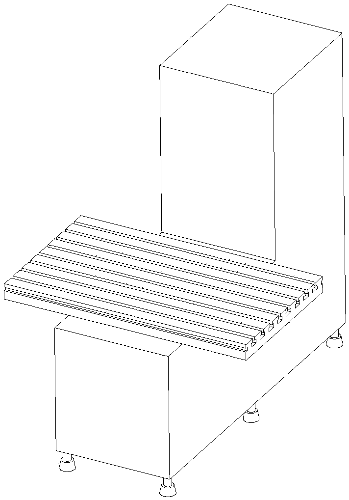 Rapid leveling device of numerical control machine tool