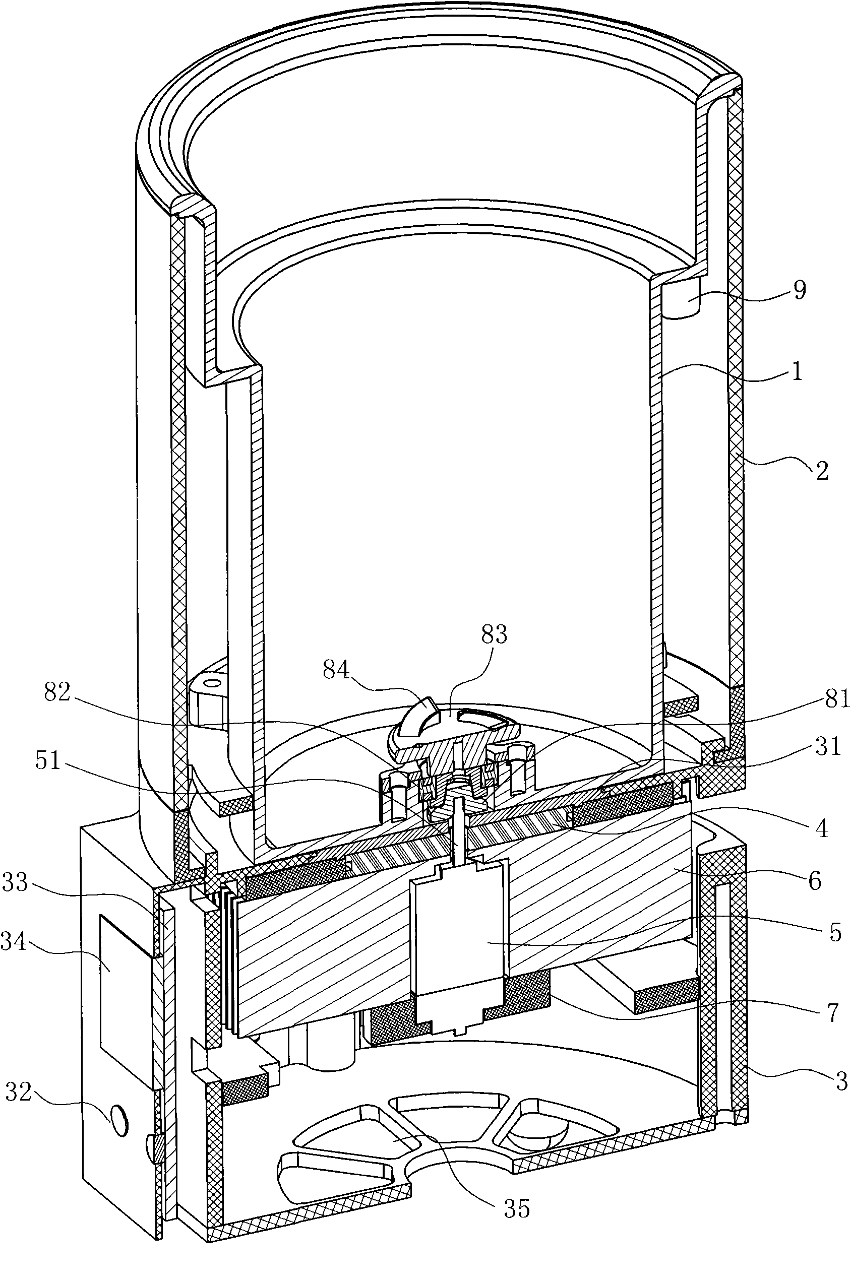 Fluid container capable of refrigerating and heating