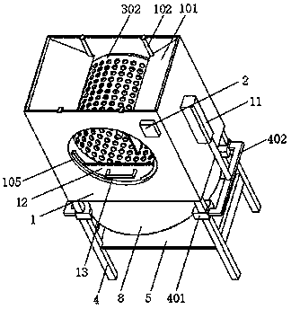 Sand sieving device for building construction