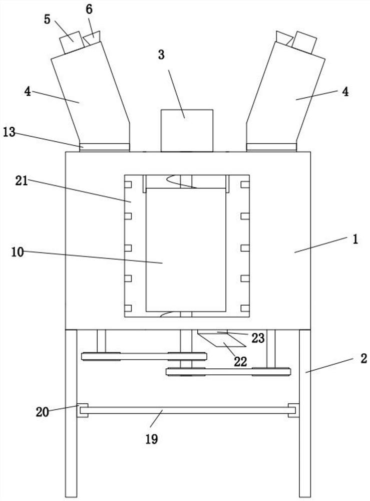 Dye stirring device for rotary screen printing machine