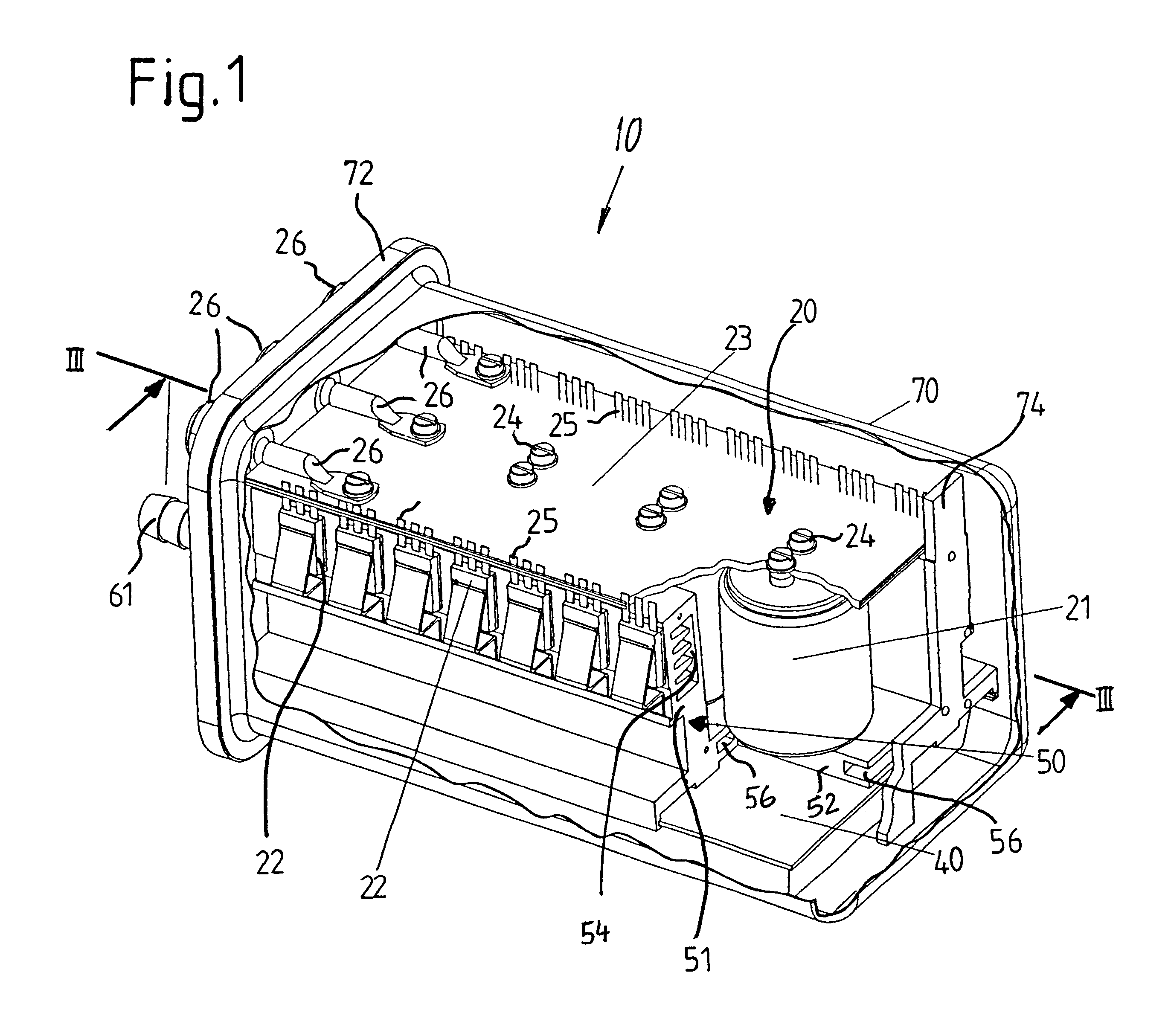 Power electronics device for controlling an electric machine