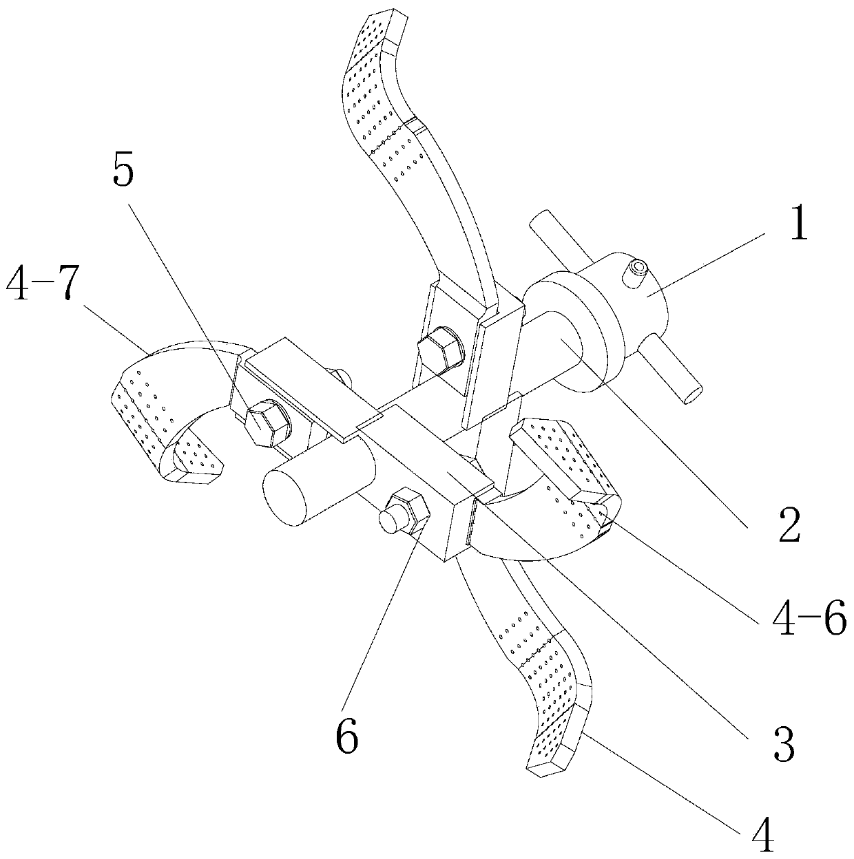 High-pressure gas desorption visbreaking rotary tillage cutter, rotary tiller and rotary tillage method of rotary tiller