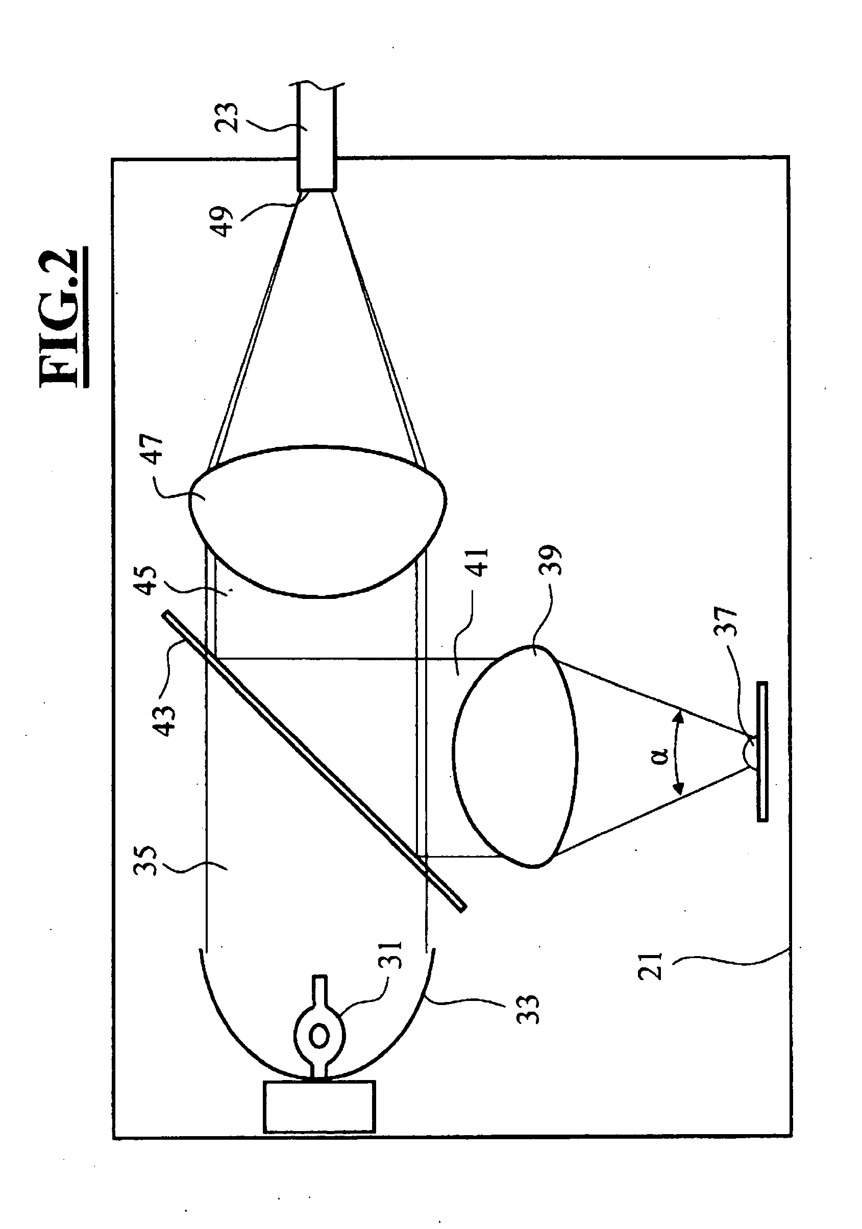Illuminating system and an optical viewing apparatus incorporating said illuminating system