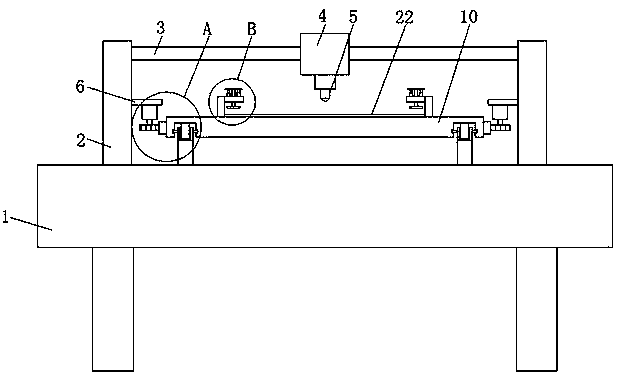 Laser cutting machine for steel plate machining