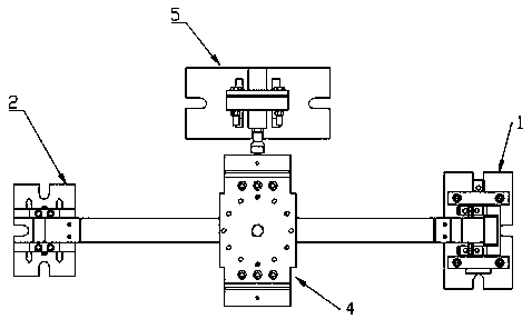 Apparatus and method for vertical and lateral fatigue test of longitudinal leaf spring