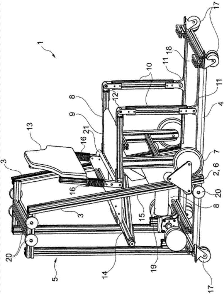 Standing-up trainer