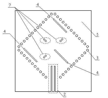 High gain integrated antenna based on high order cavity resonant mode