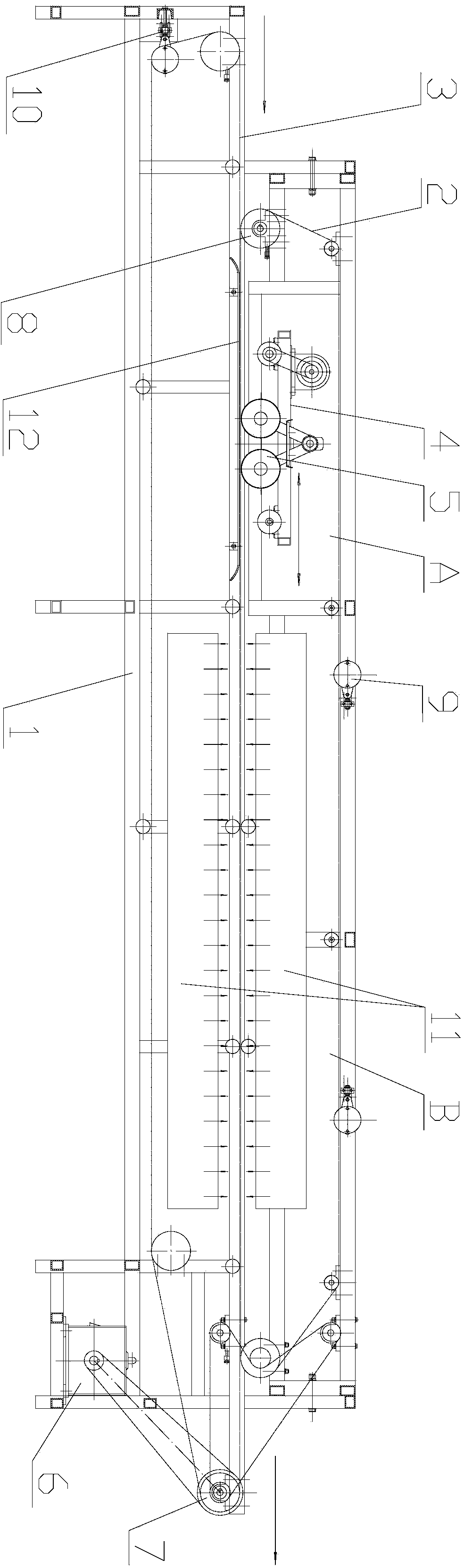 Tea leaf flattening, shaping and dewatering assembly line